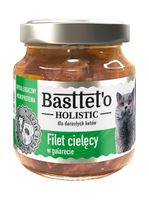 basstet'o holistic filet cielęcy w galarecie dla kotów 130g