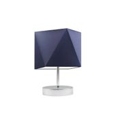 Lampka PASADENA abażur granatowy stelaż chrom