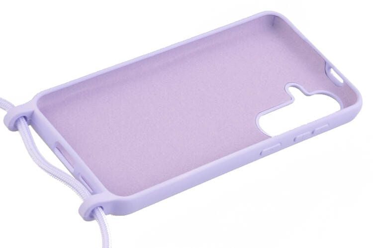 Etui ze sznurkiem RCK do Samsung Galaxy S24 fioletowy zdjęcie 4
