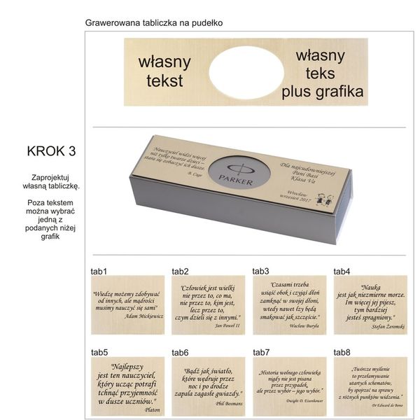 PARKER Jotter pióro czarne TABLICZKA GRAWER zdjęcie 5