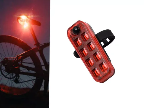 Lampka rowerowa tylna oświetlenie led usb roweru na Arena.pl