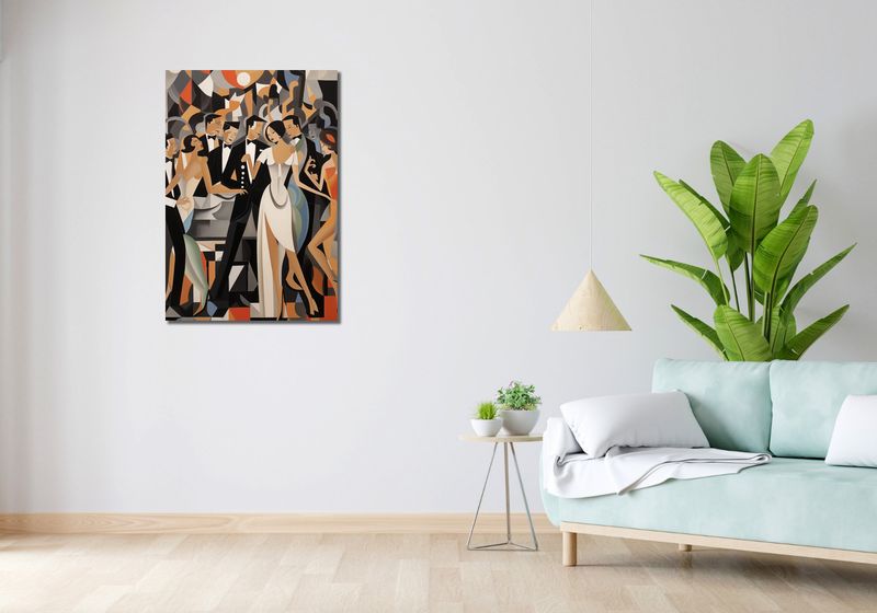 Obraz 60x90cm Bal w Art Deco zdjęcie 2