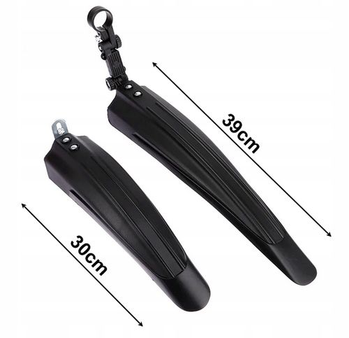 BŁOTNIKI ROWEROWE NA ROWER 26/28 PRO PRZÓD+TYŁ KOMPLET CHLAPACZE MTB CZARNY na Arena.pl