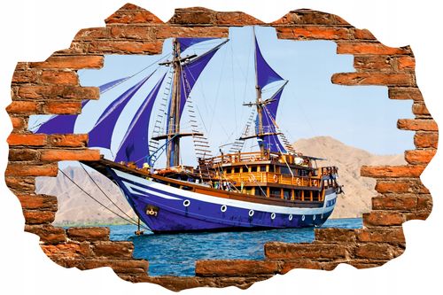 Naklejka efekt 3D czerwone maki duży wybór wzorów na Arena.pl