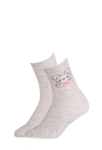 SKARPETKI WIOSENNE COTTOLINE 0-2 LATA 18-20 wzór - dziewczynka na Arena.pl