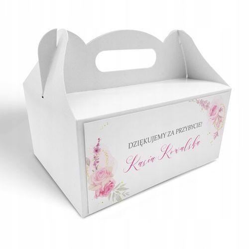 Pudełko na ciasto 10szt Personalizacja Podziękowanie 1 Komunia Święta WZORY na Arena.pl