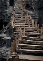 Plakat 21x29,7cm Schody do Nieznanego