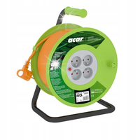 Przedłużacz bębnowy Acar M01802 40m pomarańczowy