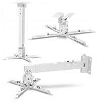 Uchwyt wieszak do projektora rzutnika z regulacja Biały