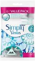 Gillette Simply Venus 2 jednorazowa maszynka do golenia dla kobiet 6 Szt.