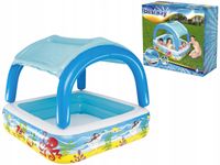 Basen dla dzieci z daszkiem dmuchany 140x140x114 cm Bestway 52192