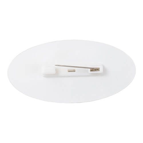 Identyfikator akrylowy 7,6 x 3,8 cm do sublimacji - owal zdjęcie 2