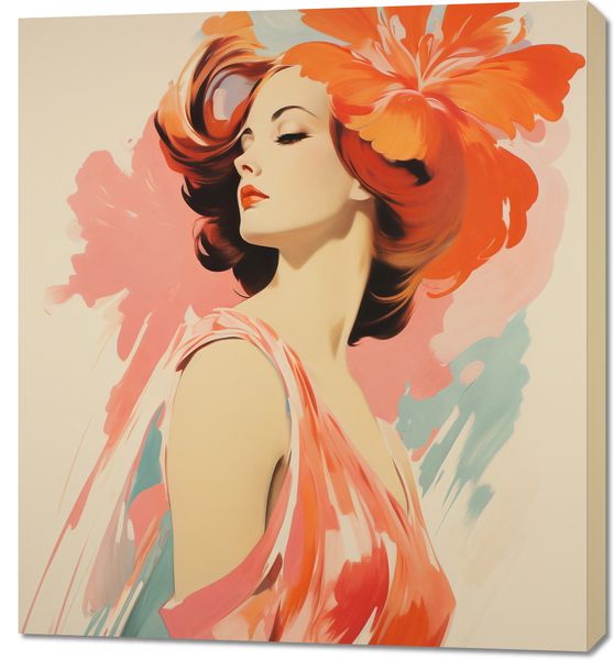 Obraz 90x100cm Kwiatowa Melodia zdjęcie 1