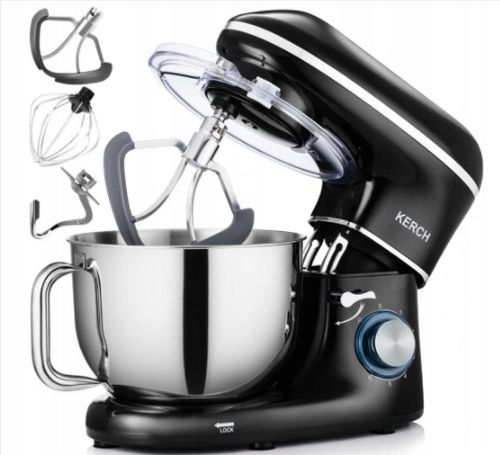 ROBOT KUCHENNY PLANETARNY MIKSER Z MISĄ KERCH MYCHEF BLACK 6,2L na Arena.pl