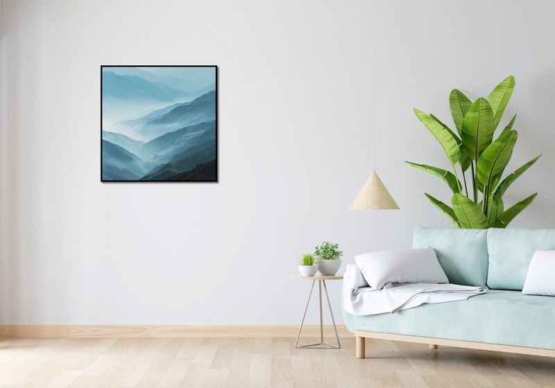 Plakat 70x70cm Między Chmurami zdjęcie 4