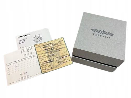 Zegarek Męski Zeppelin 85375 brązowy pasek na Arena.pl