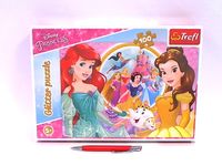 PUZZLE 100 Glitter Wspomn.Belli i Arielki 14819