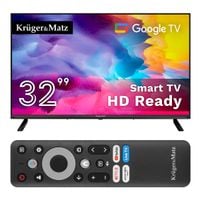 Telewizor SMART Google TV 32" HD WiFi DVB-T2 H.265 HEVC HDR Chromecast