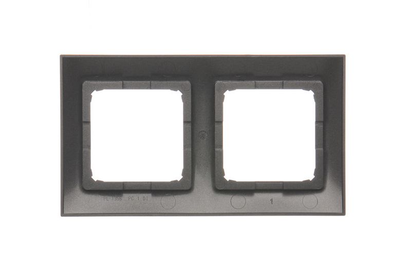 Simon54 Ramka na 2-moduły DR2/48 antracyt zdjęcie 3