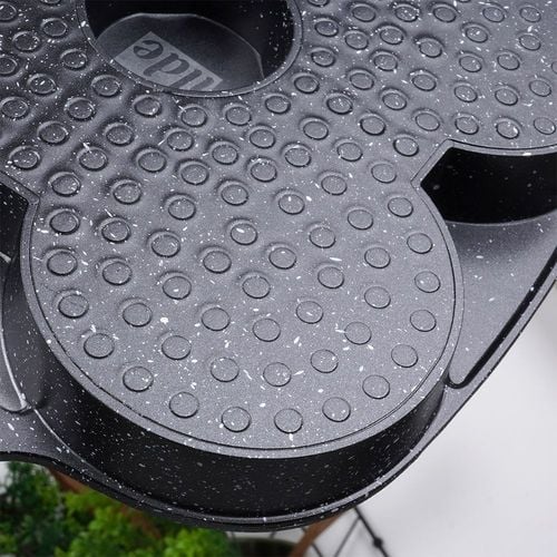 patelnia granitowa do jajek placuszków burgerów black&wood 199009 na Arena.pl