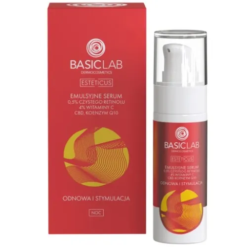 BasicLab emulsyjne serum 0.5% czysty retinol wit C na Arena.pl
