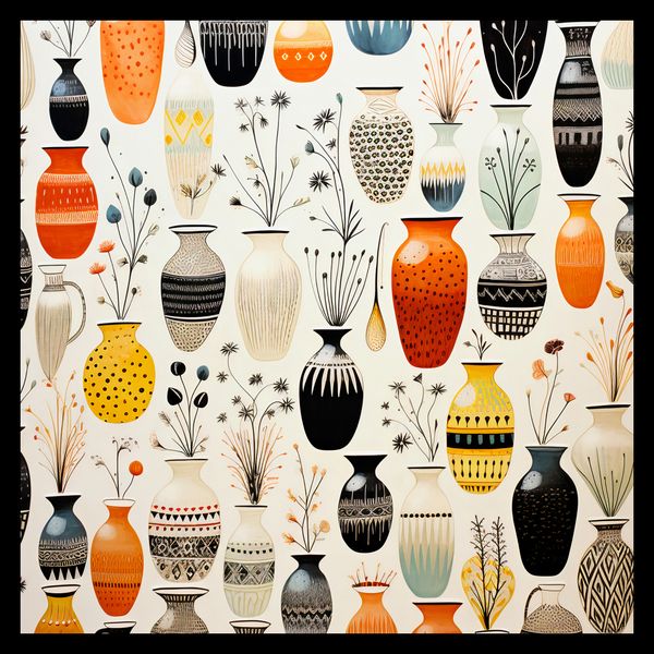 Plakat 30x30cm Symfonia Wazonów zdjęcie 2