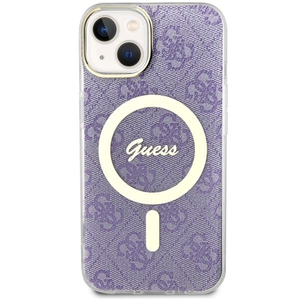 Etui Guess do iPhone 15 Plus, iPhone 14 Plus, Fioletowy, MagSafe zdjęcie 3