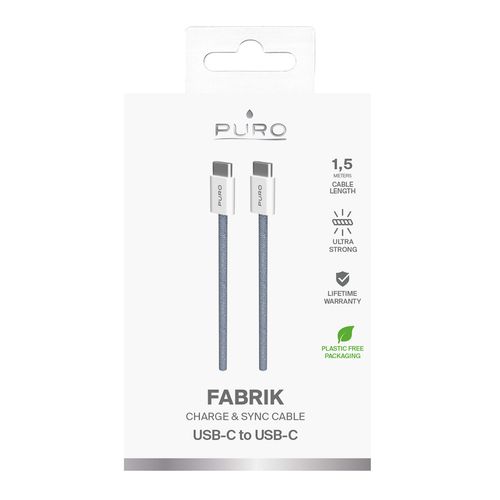 kabel przewód usb-c 60w 1.5m - niebieski na Arena.pl