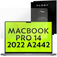 folia ochronna alogy do apple macbook pro 14 2022 a2442 na ekran