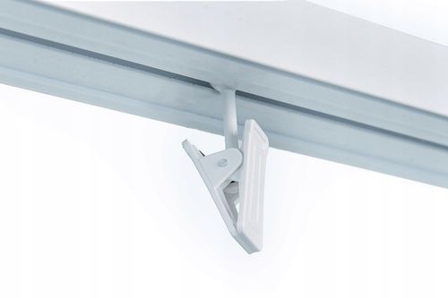 Żabki ruchome do szyn sufitowych PCV karniszy do szyny firanek 100 sztuk na Arena.pl