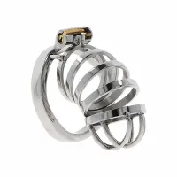 hidden desire extreme metal system kontroli intymnej 7,9 cm srebrny