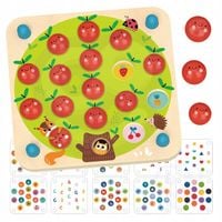 MEMORY GRA PAMIĘCIOWA JABŁUSZKA EDUKACYJNA ZNAJDŹ OBRAZEK GAME TOOKY TOY