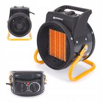 Nagrzewnica elektryczna DMUCHAWA ciepła Grzejnik Piecyk 2500W Wentylator