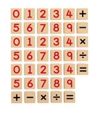 Viga 50591 Zestaw magnetycznych cyferek - 40 elementów