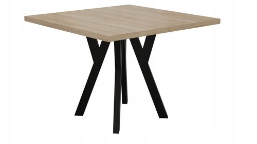 STÓŁ ROZKŁADANY NOGA METAL SALON KUCHNIA 90cm+2x50cm na Arena.pl