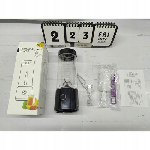 BLENDER PRZENOŚNY BEZPRZEWODOWY TURYSTYCZNY KUBEK 400ML ŁADOWANIE PRZEZ USB na Arena.pl