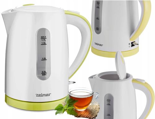 CZAJNIK ELEKTRYCZNY ZELMER ZCK7616L 2200W 1,7L BEZPRZEWODOWY STRIX LIME na Arena.pl