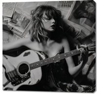 Obraz 100x100cm Młoda Gitarzystka