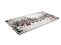 SZKLANA DESKA KUCHENNA 60x30cm - 523d Mikołaj
