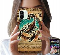 ETUI DO XIAOMI REDMI A1 - SKORPION ZNAK ZODIAKU ASTRONOMIA + FOLIA