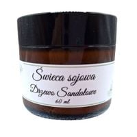 Świeczka Sojowa Ręcznie Robiona Drzewo Sandałowe 60 ml