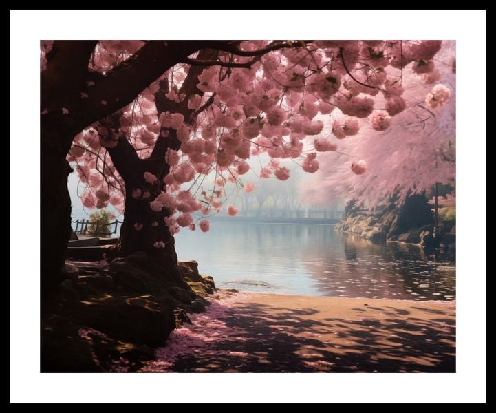 Plakat 50x40cm Spokój Sakury zdjęcie 3