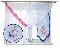 Firana dziecięca Kraina Lodu Ażur Olaf 155