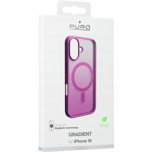 Etui plecki Puro Gradient Różowe do Apple iPhone 16 na Arena.pl