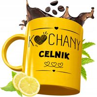 Złoty Kubek Premium Dla Celnika Prezent Z Nadrukiem Ze Zdjęciem