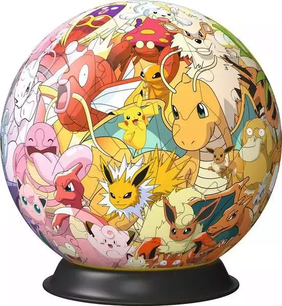 Puzzle 3D 72 elementy. Pokemon postacie zdjęcie 3