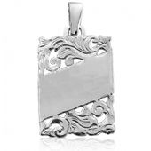 SREBRNY NIEŚMIERTELNIK Z ORNAMENTAMISREBRO PRÓBY 925 GRAWER GRATIS!