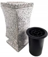 WAZON NAGROBNY - WAZON NA NAGROBEK WAZON NAGROBKOWY + WKŁAD Z KRATKĄ