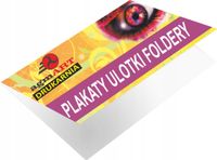 ULOTKI składane A3 do A4 50 szt FOLDERY druk 135G