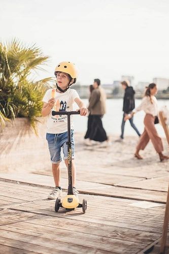 Kask rowerowy dziecięcy na hulajnogę Scoot and Ride, rozm. S-M, 3 lata+ na Arena.pl